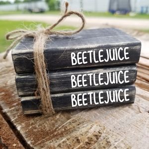 Beetlejuice wood books